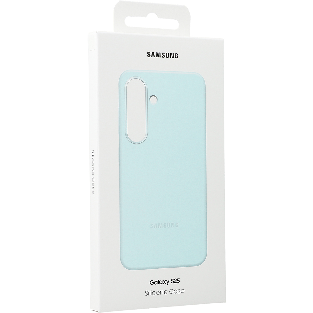 Etui Samsung Silicone Case do Galaxy S25, miętowe